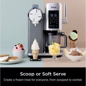 Ninja Swirl™ by CREAMi® Soft Serve & Ice Cream Machine IN HAND Fast‎ Shipping